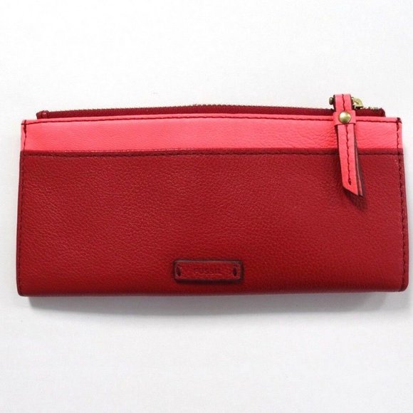 Fossil Keely Leather Tab Clutch Wallet - Picture 2 of 4